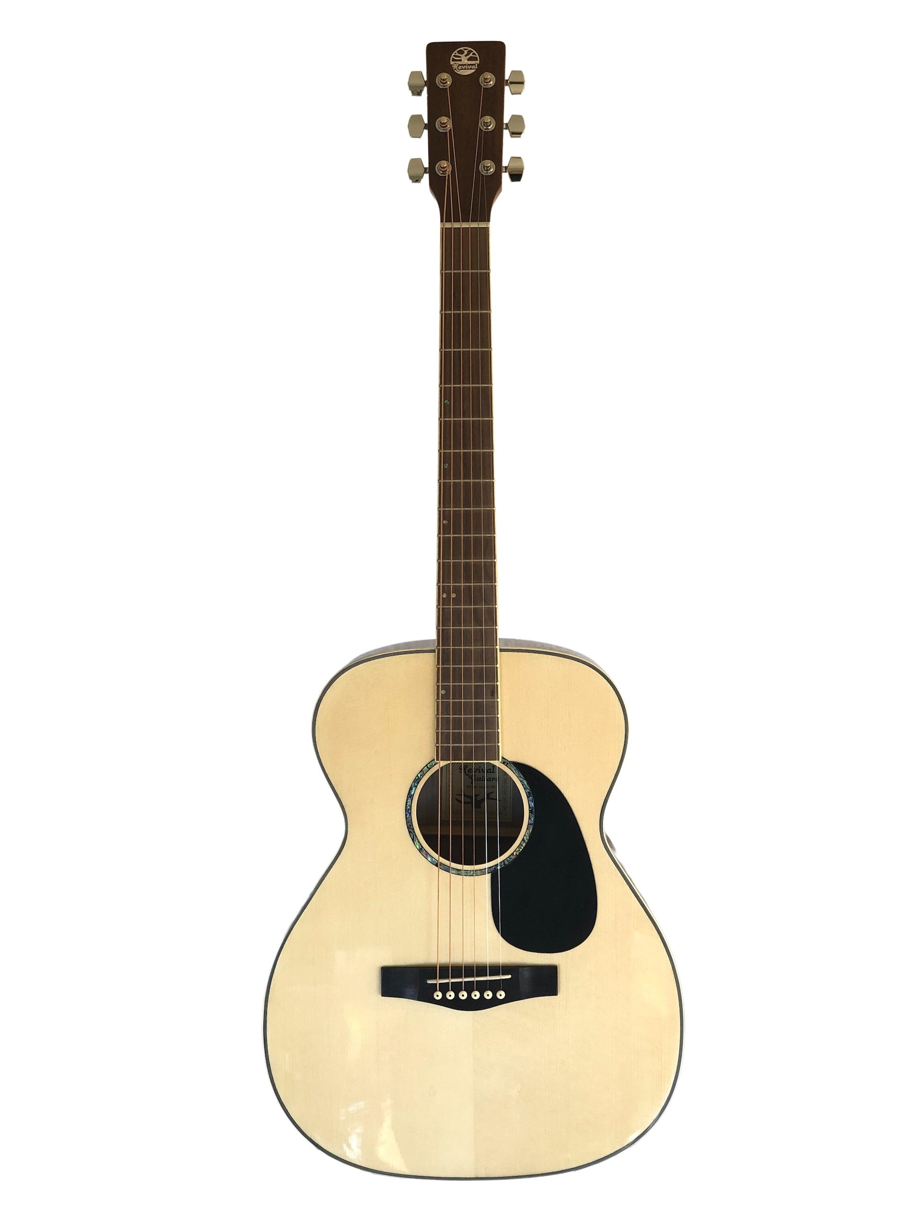 Revival RG-25 Thin Body Guitar, Spruce, Black Walnut – Revival Guitars